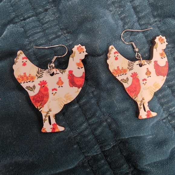 Jewelry - Colorful Chicken-Shaped Earrings